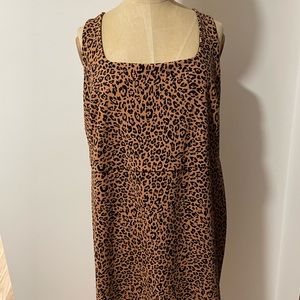 H&M Dress Leopard Sleeveless NWT XL